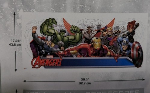 RoomMates Avengers Gallery Art Peel and Stick Wall Mural RMK2240GM 108 Pieces - 第 5/7 張圖片