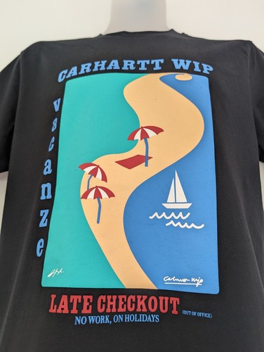 Mens Carhartt WIP Vacanze Short Sleeve T-Shirt Classic Crew Tee S-XXL RRP £45 - Picture 10 of 15