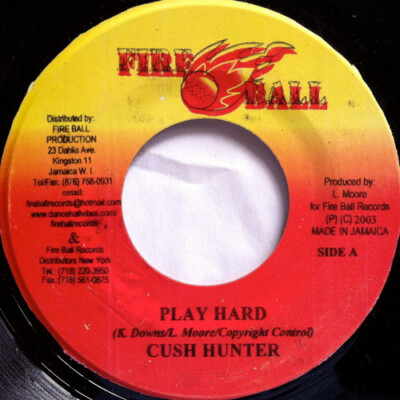 Cush Hunter / Bushman  - Play Hard / Yes Man (7'')