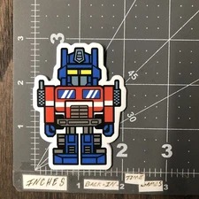Optimus Prime Adult Humor Sticker For Skateboard Guitar Phone Ect. Gloss14