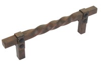 Avante Hardware Iron Craft 3-1/2cc Rustic Iron Twisted Cabinet Pull Avante Hardware Iron Craft 3-1/2cc Rustic Iron Twisted Cabinet Pull