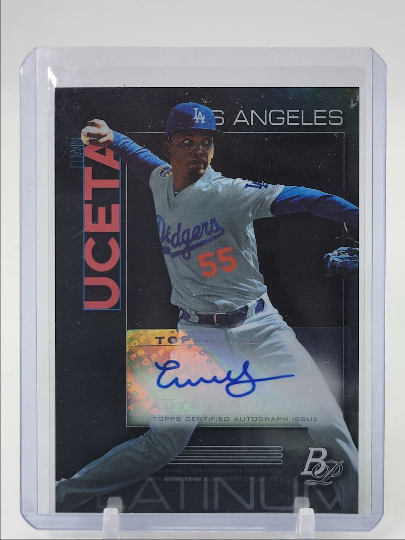 EDWIN UCETA 2020 BOWMAN PLATINUM BASEBALL AUTOGRAPH AUTO Q2425 eBay