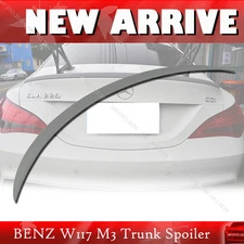 Painted Fit For Mercedes Benz C117 W117 CLA180 4DR Rear Trunk Spoiler 14-22