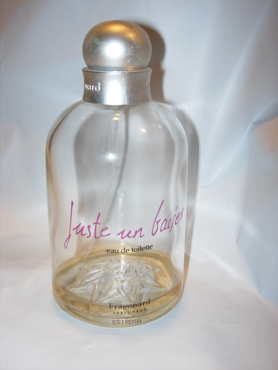 EMPTY* WOMENS FRAGONARD 5 ML JUSTE UN BAISER PERFUME 6.7 OZ OLD
