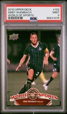 Abby Wambach 2010 Upper Deck World Of Sports ROOKIE #102 PSA 9 - POP 1