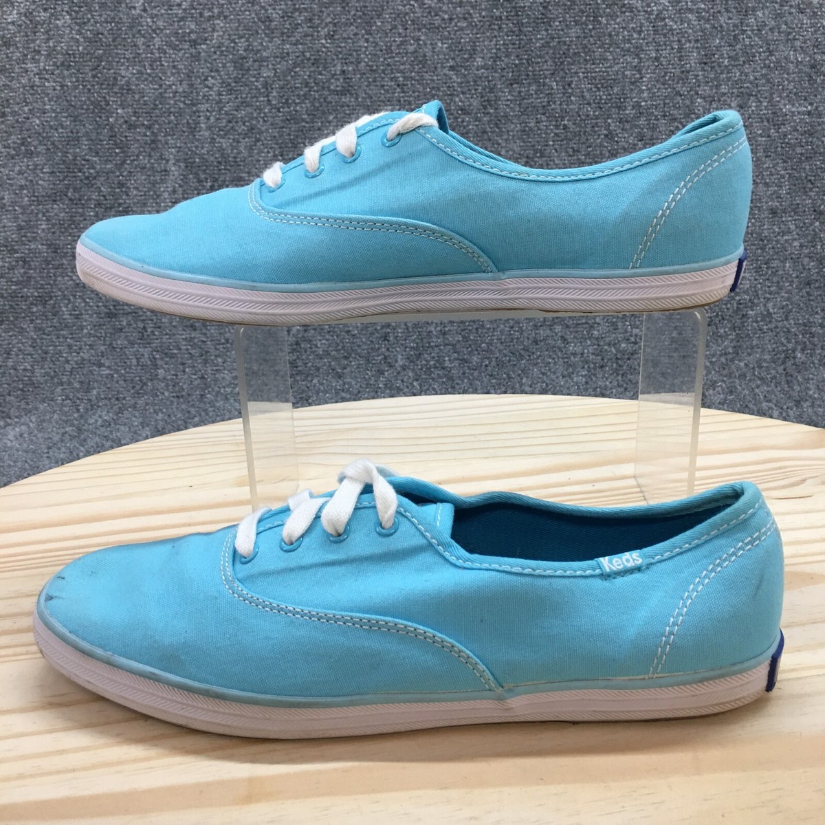 Keds Shoes Womens Champion Low Flats Sneakers WF52425 Blue