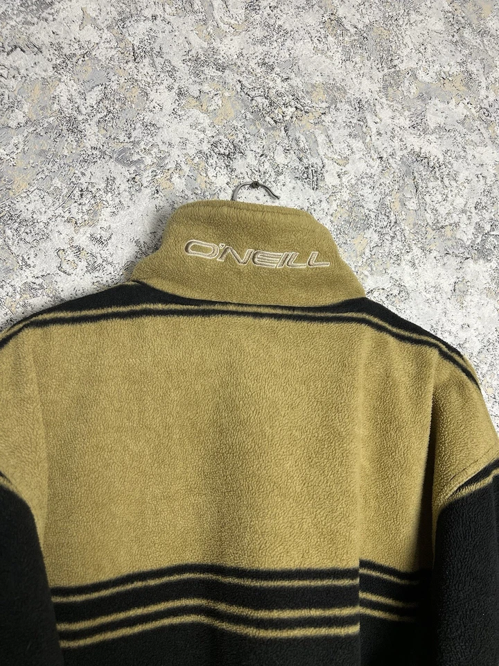 Винтажный O'Neill флис логотип куртка 1/4 молнии Y2K свитер размер L - Изображение 4 из 4