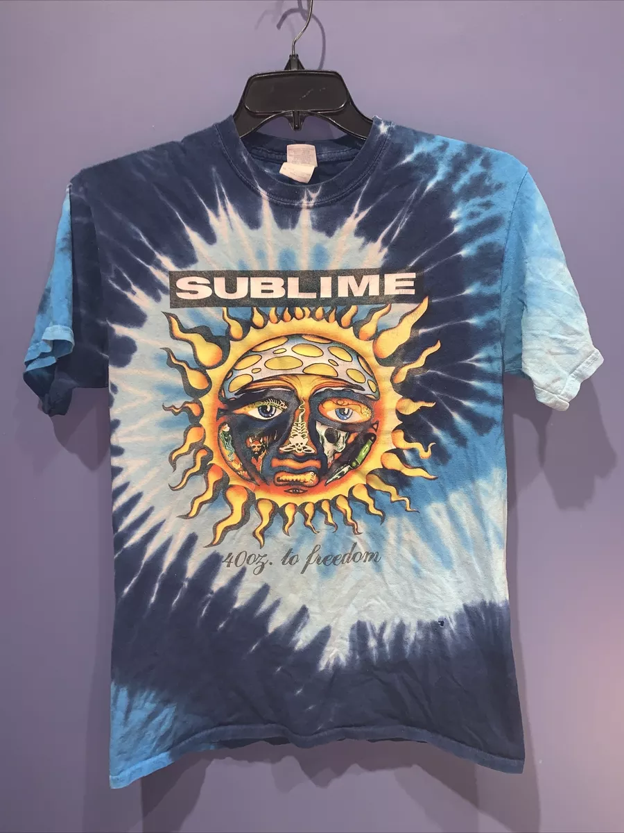 90's SUBLIME vintage 40 oz to Freedom TIE-DYE T-shirt Men’s Med, Trashy