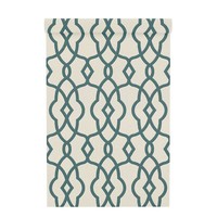 Rasch Tapete Freundin 442830 Creme Blau Stylisch Ornament Grafisch Vliestapete