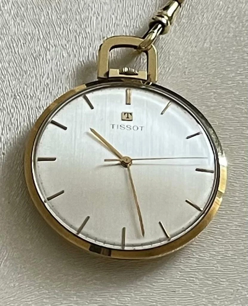 Tissot pocket watch best sale chain