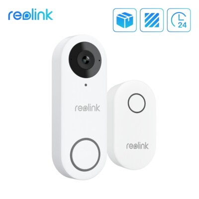 Reolink 5MP Video-Türklingel Wi-Fi Kamera mit Chime180° Blick Smart-Alarme WLAN