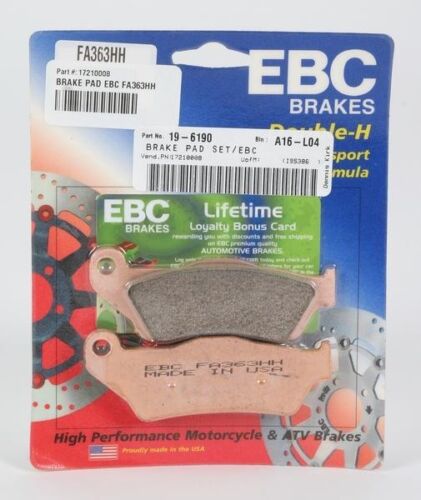 Pastiglie freno posteriore sintered EBC FA363HH BMW 1200 R GS ADVENTURE 02 13 - Foto 1 di 2