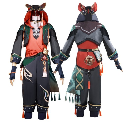 Genshin Impact Gaming Cosplay Costume Halloween Full Set Outfit Carnival - Picture 8 of 12