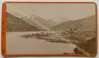 orig. Photo photograph around 1860 Zell am See Baldi Würthle 