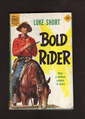 Luke Short Bold Rider 1957 Ace First Edition Western Paperback