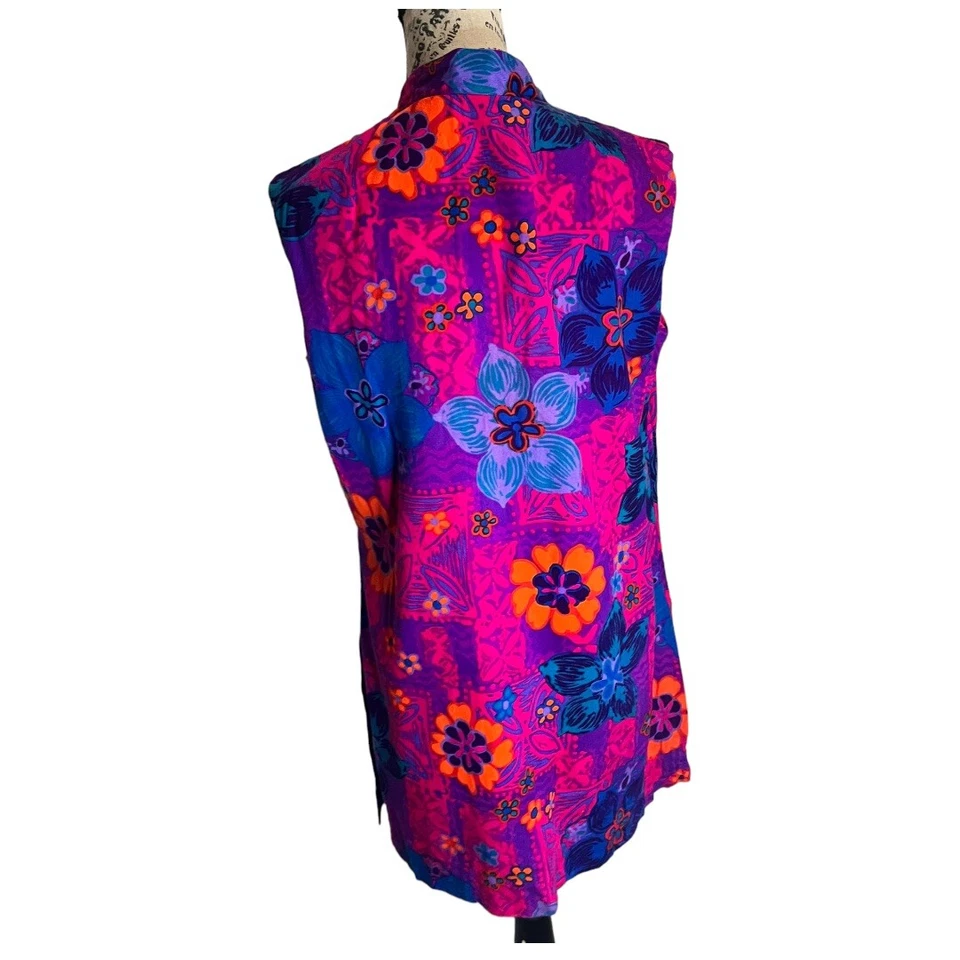 Blusa Hawaiana Psicodélica Waltah Clarke’s Volup Años 60 De Colección Foto 3 de 4
