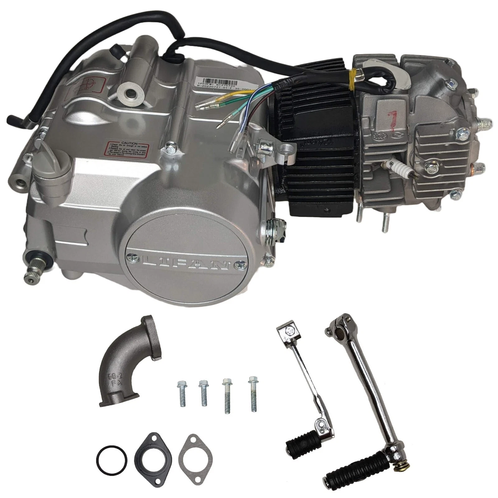 Lifan 125cc Motorcycle Engine Manual OHC Horiz Single Cylinder 4