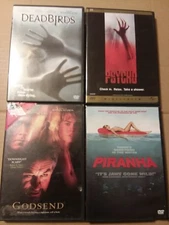 4 Horror Movies On Dvd,please see photos for movie titles.