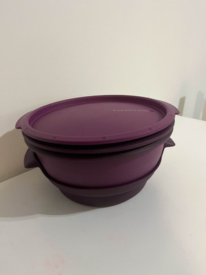 Tupperware Smart Steamer Purple 4 Piece