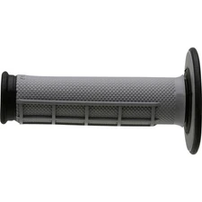 Renthal Dual Compound Grips - Twist Throttle - Grey, 1/2 Waffle G151
