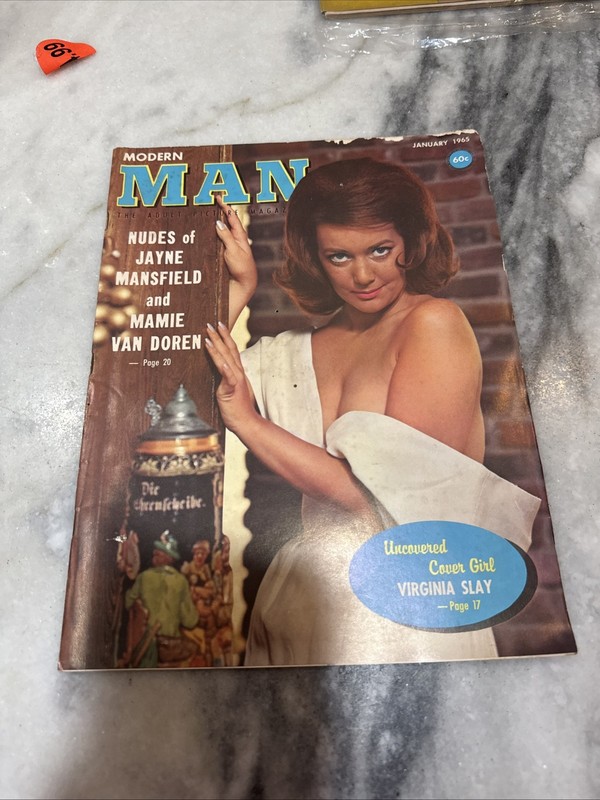 MODERN MAN Magazine January 1965  Pinup JANE MANSFIELD