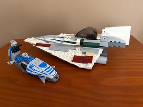 Lego Star Wars Set #7868 Mace Windu's Jedi Starfighter W/Manual Mace & Droid