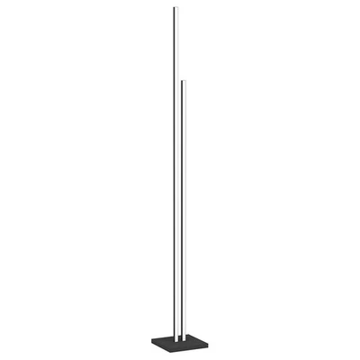 Eglo Lampe Sur Pied LED Cannigiona Noire 115cm 22,9W 3000K Avec Interrupteur - Photo 1/3