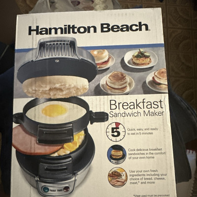 Hamilton Beach 25475 Breakfast Sandwich Maker - Silver