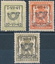 Zgrill89 Belgium 1941 Precancel Stamps Coat of arms VF Mint Hinged 