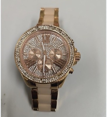 Michael Kors MK6096 Wren Rose Gold Chronograph Dial Fashion  display picture 3