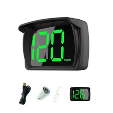 Car HUD HeadUp Display GPS Speedometer KM/H MPH with LED Large Font