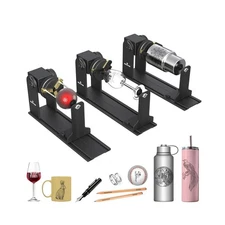 Mecpow G5 Laser Rotary Roller with Three Angle-Adjustable Grippers for Multi-...