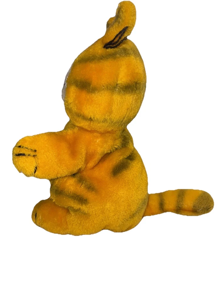Marioneta de mano Dakin Garfield 1981 vintage peluche 12 pulgadas cuerpo completo Foto 3 de 4