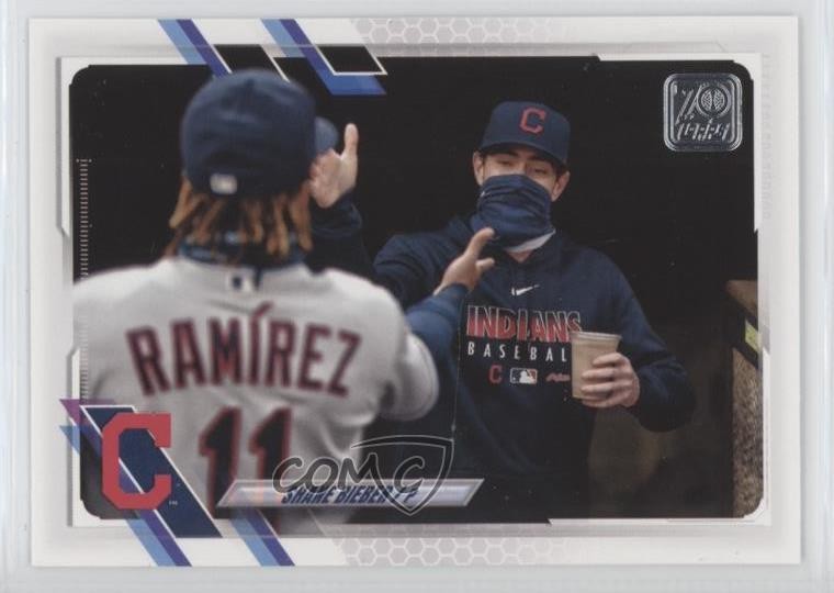 2021 Topps Image Variation SP Image Variation (Horizontal) Shane Bieber #523