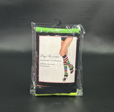 Neon Rainbow Leg Warmers - Halloween Costume Accessory Retro colorful dress up