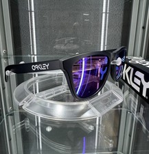 Oakley Frogskins OO9013 Sunglasses Matte Black Prizm Violet NIB