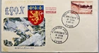 FRANCE FIRST DAY POST CARD MAXIMUM 1957 BIMILLENAIRE DE LYON