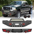 Aaiwa Front Rear Bumper For 1999-2004 Ford F250/F350/F450 Super Duty w/ Lights