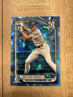 Topps 2024 1st Bowman Sapphire Chrome George Lombard Jr. Yankees BCP-79