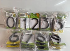 HY-KO Prestige Black Floating Mount  6" 0 - 9 Numbers SOLD INDIVIDUALLY