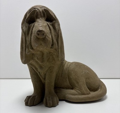bloodhound statue Doorstop Outdoor Indoor Heavy Sculpture 9.6 Pounds 8.5  Tall