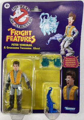 Real Ghostbusters w/ Fright Features. Peter Venkman w/ Gruesome Twosome Ghost