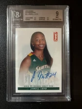 2015 Jewell Loyd WNBA RITTENHOUSE RC auto BGS 9. .5 Away From Gem. Pop 8 WOW