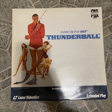 "Thunderball" Extended Play Laserdisc LD - Sean Connery as James Bond