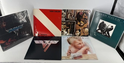 Vintage VAN HALEN LOT OF 6 VINYL LP’S Records, Rock And Roll  Fair Warning, 1984