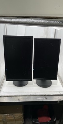 NEC MultiSync EA224WMi SN 49316761TB 22'' Widescreen IPS LED Monitor Lot of 2