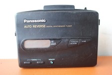 Panasonic RQ-V185 Auto Reverse Digital Synthesizer Tuner Black 