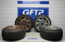 91-96 Chevy Corvette Sawblade Wheels Set 17x9.5 20545r17 Ironman Stretched Tire