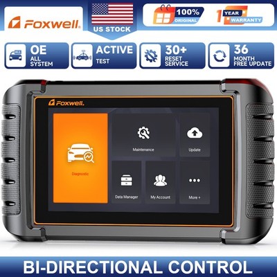 Foxwell NT809 OBD2 Scanner Bidirectional Automotive Diagnostic Tool ABS SAS SRS