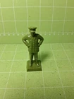 Vintage Marx Playset General Spaatz Square Base 3 Inch Green Hard Plastic Figure